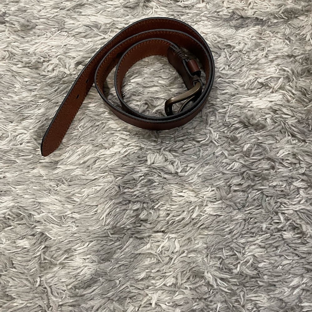Columbia Men's Brown Leather Belt